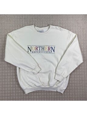 Northern Reflections white sweatshirt L